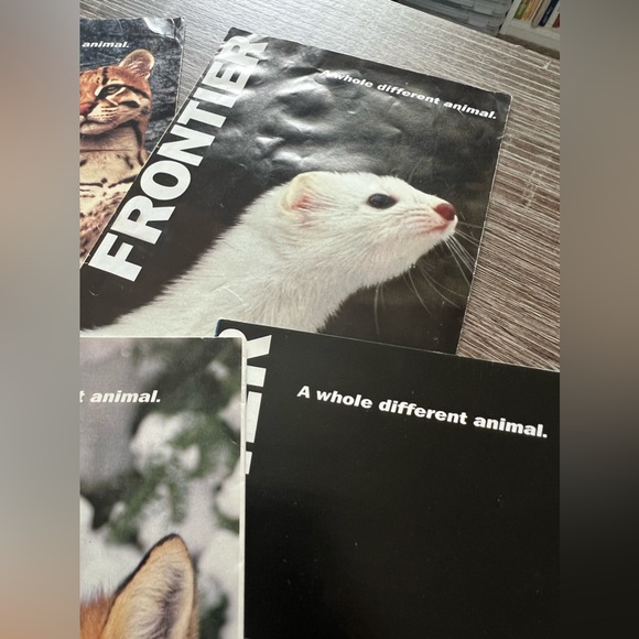 Collectable 13 Frontier Airlines Ticket Jacket Set - Picture 7 of 11